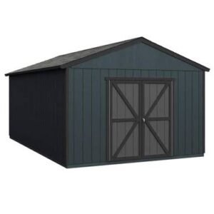 Handy Home DIY Astoria 12 ft. x 20 ft. Wooden Storage Shed with Flooring Included