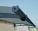 Canopia by Palram Aquila 2050 Door & Window Awning, 7' L x 3' W x 6.5" H - Gray Structure/Solar Gray Panels - Image 2