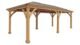 Yardistry 12 x 24 Meridian Gazebo with Cedar Wood & Aluminum Roof - Image 4