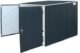 Duramax Bicycle Storage Shed Anthracite w/White Trim - Image 3