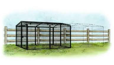Regular 8 ft. Chicken Run (7’W x 8’L x 4’H) Regular 8 ft. Chicken Run (7’W x 8’L x 4’H)