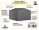 Arrow Select Steel Storage Shed, 10x12, Charcoal - Image 5