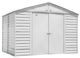 Arrow Select Steel Storage Shed, 10×8, Flute Grey