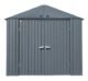Arrow Elite Steel Storage Shed, 8x6, Anthracite - Image 7