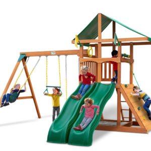 Gorilla Playsets Outing w/ Dual Slides Swing Set