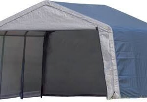 ShelterLogic Shed-in-a-Box 12 x 12 x 8 ft Peak Gray