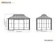 Sojag 445-9168020 Bolata Solarium 10 x 14 ft - Image 2