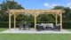 Yardistry 10 x 22 Meridian Cedar Wood Pergola - Image 7