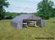 ShelterCoat Garage 22 x 28 x 13 ft. Peak Standard Grey - Image 4