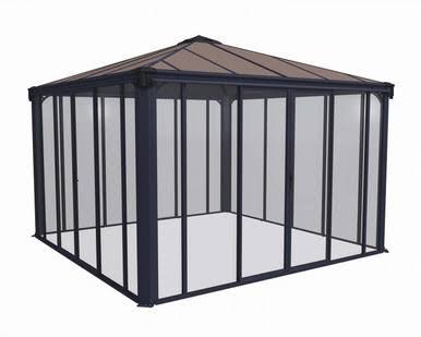 Canopia Ledro Gazebo 12 x 12 Gazebo Gray/Brnze Canopia Ledro Gazebo 12 x 12 Gazebo Gray/Brnze