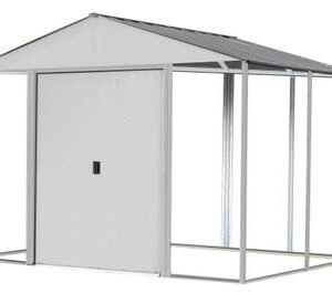Ironwood Steel Hybrid Shed Kit 10 x 8 ft. Galvanized Cream