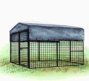 Tarp for Regular 8 ft. Chicken Run (7’W x 8’L x 4’H)
