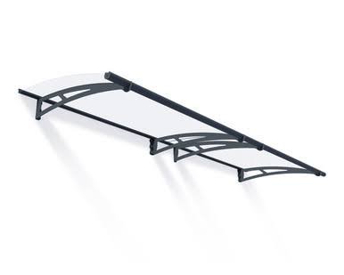 Canopia by Palram Aquila 3000 Door & Window Awning, 10′ L x 3′ W x 6.9″ H – Grey Panels /Clear Panels Canopia by Palram Aquila 3000 Door & Window Awning, 10′ L x 3′ W x 6.9″ H – Grey Panels /Clear Panels