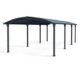 Canopia by Palram Arcadia 12 ft. x 28 ft. Carport Kit – Grey Structure & Twin Wall Panels