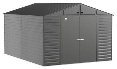 Arrow Select Steel Storage Shed, 10×14, Charcoal Arrow Select Steel Storage Shed, 10×14, Charcoal