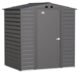 Arrow Select Steel Storage Shed, 6×5, Charcoal
