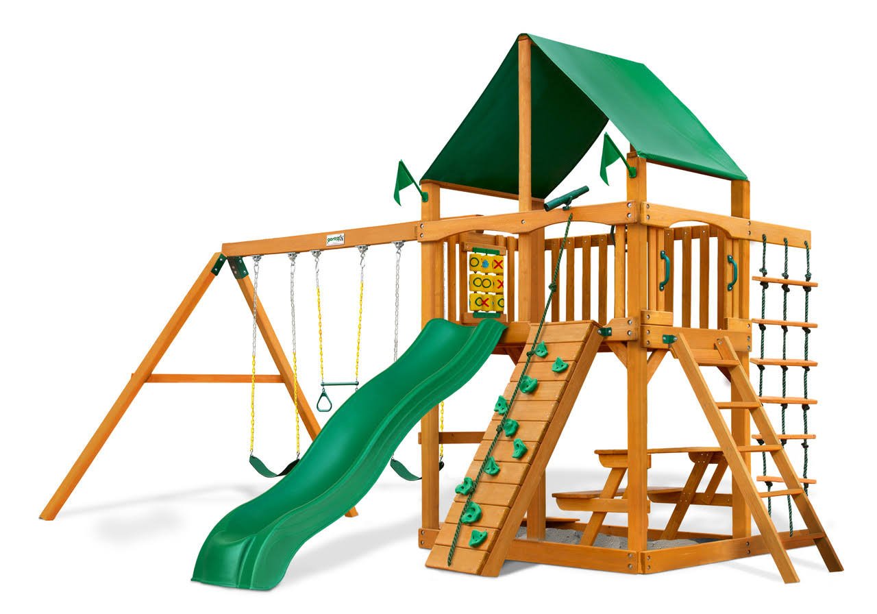 Gorilla Playsets Chateau Swing Set Gorilla Playsets Chateau Swing Set