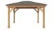 Yardistry Meridian Gazebo with Cedar Wood & Aluminum Roof (11 ft. x 13 ft.)