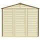 Duramax 8x6 StoreAll Vinyl Shed with Foundation - Image 2