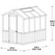 Yardistry 6.7′ x 7.8′ Meridian Greenhouse - Image 7
