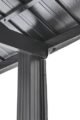 Sojag Samara 12 ft x 20 ft Dark Grey Carport - Image 7