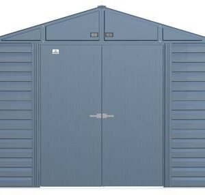 Arrow Select Steel Storage Shed, 10×8, Blue Grey