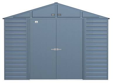 Arrow Select Steel Storage Shed, 10×8, Blue Grey Arrow Select Steel Storage Shed, 10×8, Blue Grey