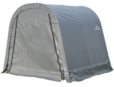 ShelterCoat 8 x 8 ft. Wind and Snow Rated Garage Round Gray STD ShelterCoat 8 x 8 ft. Wind and Snow Rated Garage Round Gray STD
