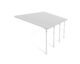 Canopia by Palram Feria 10 ft. x 20 ft. Patio Cover Kit – Grey Structure & Clear Twin Wall Panels