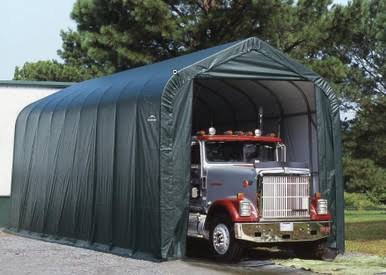 ShelterCoat 16 x 40 ft. Garage Peak Green STD ShelterCoat 16 x 40 ft. Garage Peak Green STD