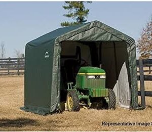 ShelterCoat 10 x 16 ft. Garage Peak Green STD