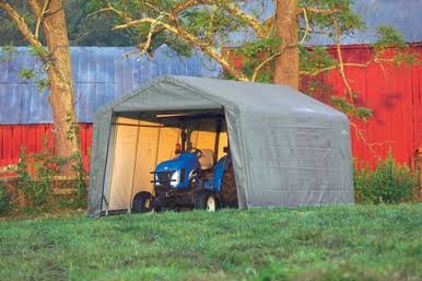 ShelterCoat 12 x 24 ft. Garage Peak Gray STD ShelterCoat 12 x 24 ft. Garage Peak Gray STD