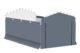 Arrow Enclosure Kit for Arrow Carport, 10 ft. x 15 ft. Gray - Image 3