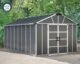 Canopia by Palram Yukon 11 ft. x 17 .2 ft. Garage Shed Kit – Dark Grey