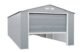 Duramax 12×20 Imperial Metal Garage Lite Gray w/Off White Trim