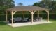 Yardistry 12 x 24 Meridian Gazebo with Cedar Wood & Aluminum Roof