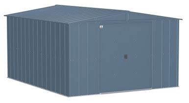 Arrow Classic Steel Storage Shed, 10×12, Blue Grey Arrow Classic Steel Storage Shed, 10×12, Blue Grey