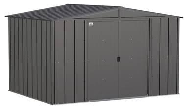 Arrow Classic Steel Storage Shed, 10×8, Charcoal Arrow Classic Steel Storage Shed, 10×8, Charcoal