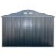 Duramax Imperial Metal Garage Dark Gray with White Trim 12x26 - Image 6