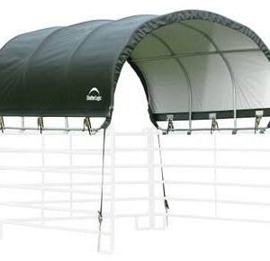 Shelterlogic Corral Shelter Livestock Shade 10 x 10 ft. Powder Coated Green