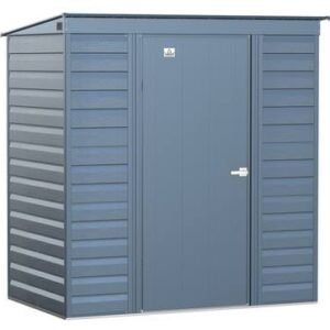 Arrow Select Steel Storage Shed, 6×4, Blue Grey