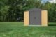 Ironwood Steel Hybrid Shed Kit 10 x 12 ft. Galvanized Anthracite - Image 8