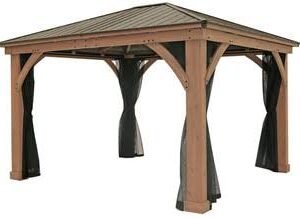 Yardistry Mosquito Mesh Kit for Meridian Gazebo (12 ft. x 14 ft.)