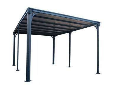 Canopia Milano Garden Gazebo, 10′ x 14′, Grey/Bronze Canopia Milano Garden Gazebo, 10′ x 14′, Grey/Bronze