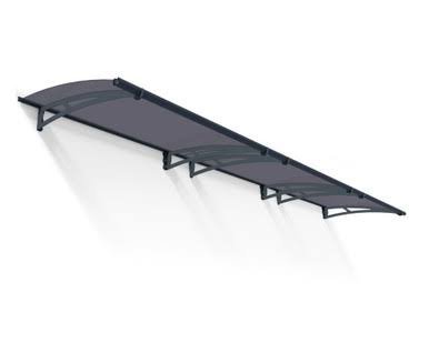 Canopia by Palram Aquila 4500 Door & Window Awning, 15′ L x 3′ W x 6.9″ H – Gray Structure/Solar Gray Panels Canopia by Palram Aquila 4500 Door & Window Awning, 15′ L x 3′ W x 6.9″ H – Gray Structure/Solar Gray Panels