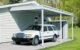 Attached Carport/Patio Cover 10 x 20 ft. Eggshell - Image 2