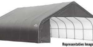 ShelterCoat Garage 28 x 28 x 20 ft. Peak Standard Grey