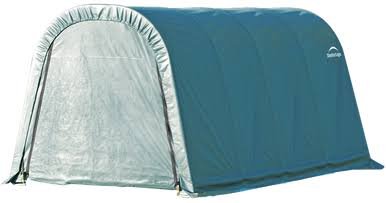 ShelterCoat 8 x 16 ft. Wind and Snow Rated Garage Round Green STD ShelterCoat 8 x 16 ft. Wind and Snow Rated Garage Round Green STD