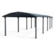 Canopia by Palram Arcadia 12 ft. x 35 ft. Carport Kit – Grey Structure & Twin Wall Panels