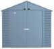 Arrow Select Steel Storage Shed, 8×6, Blue Grey